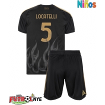 Camiseta Juventus Manuel Locatelli #5 Tercera Equipación para niños 2026-27 manga corta (+ pantalones cortos)